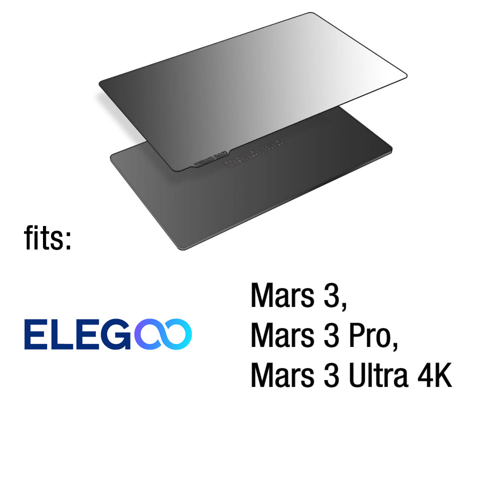  ELEGOO Build Plate for Mars 3 Pro LCD 3D Printer, Replacement  Build Platform with Anti-Slip Hexagon Socket Screws and Sandblasted  Surface, Compatible with Mars 3 and Mars 3 Pro : Industrial