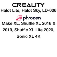 Kit - Creality Halot Lite and Sky, Phrozen Shuffle XL - 195 x 122