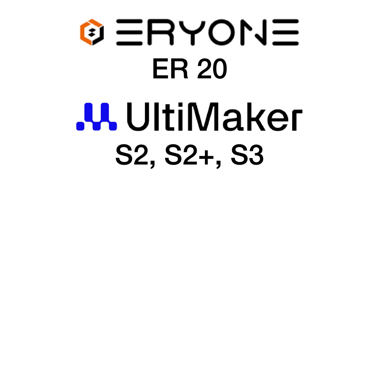 Kit with PEX - Eryone ER 20, UltiMaker S2 and S3 - 258 x 230