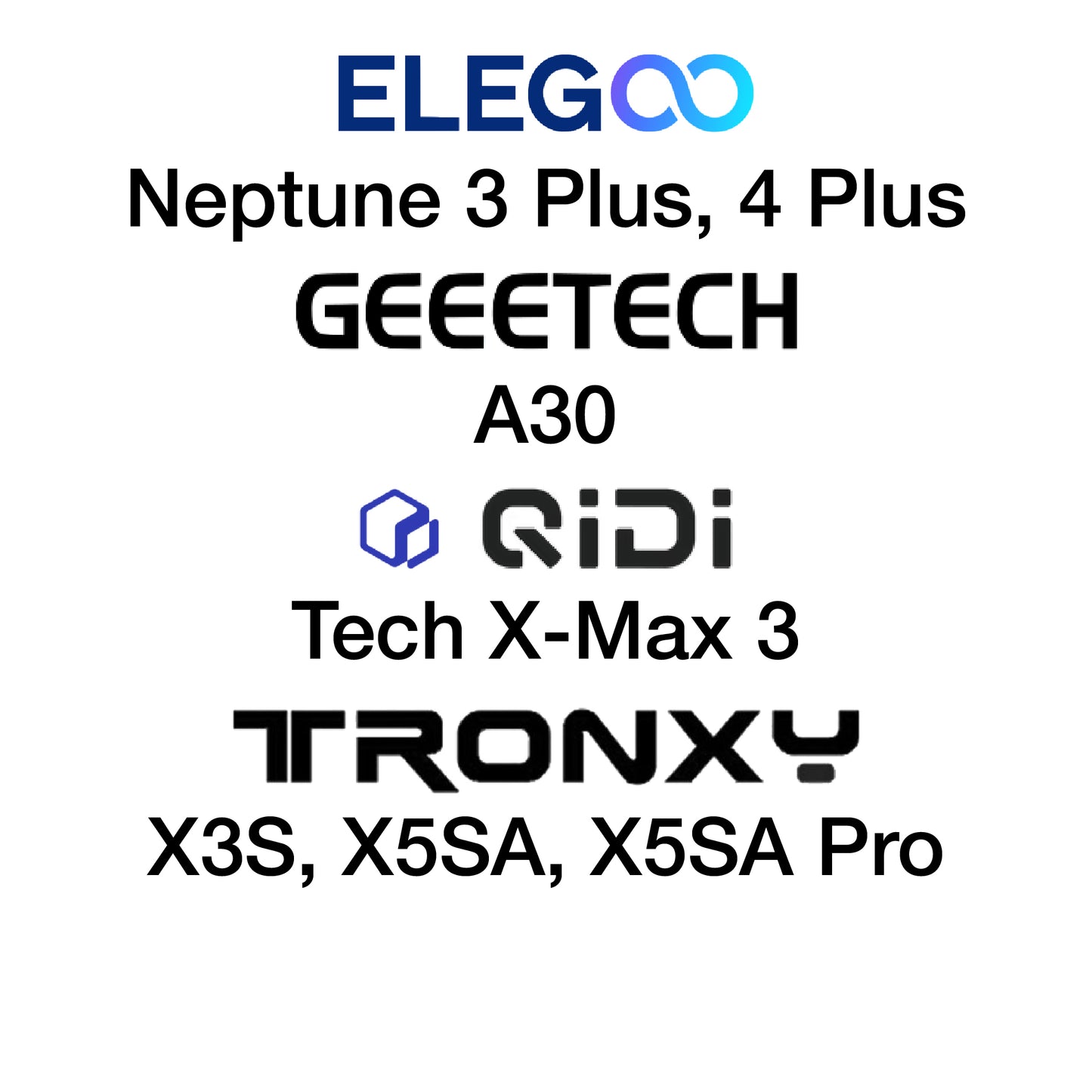 Kit with PEX - Elegoo Neptune 3 Plus and QIDI TECH X-Max 3 - 330 x 330