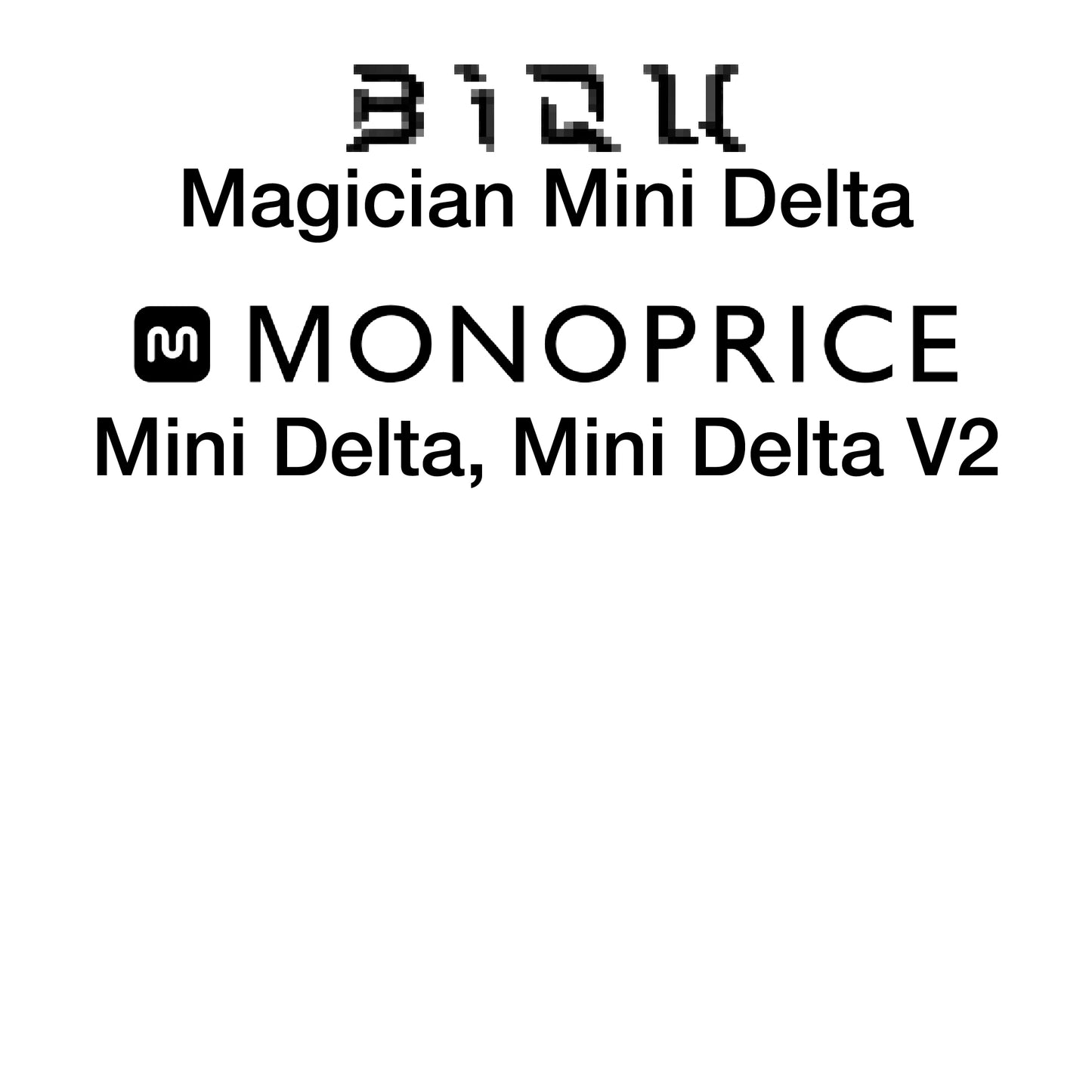 Kit with PEX - MonoPrice Mini Delta  -  Ø115mm