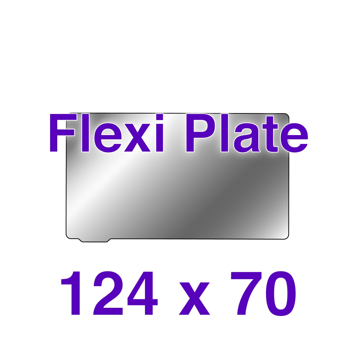 Flexi Plate - 124 x 70