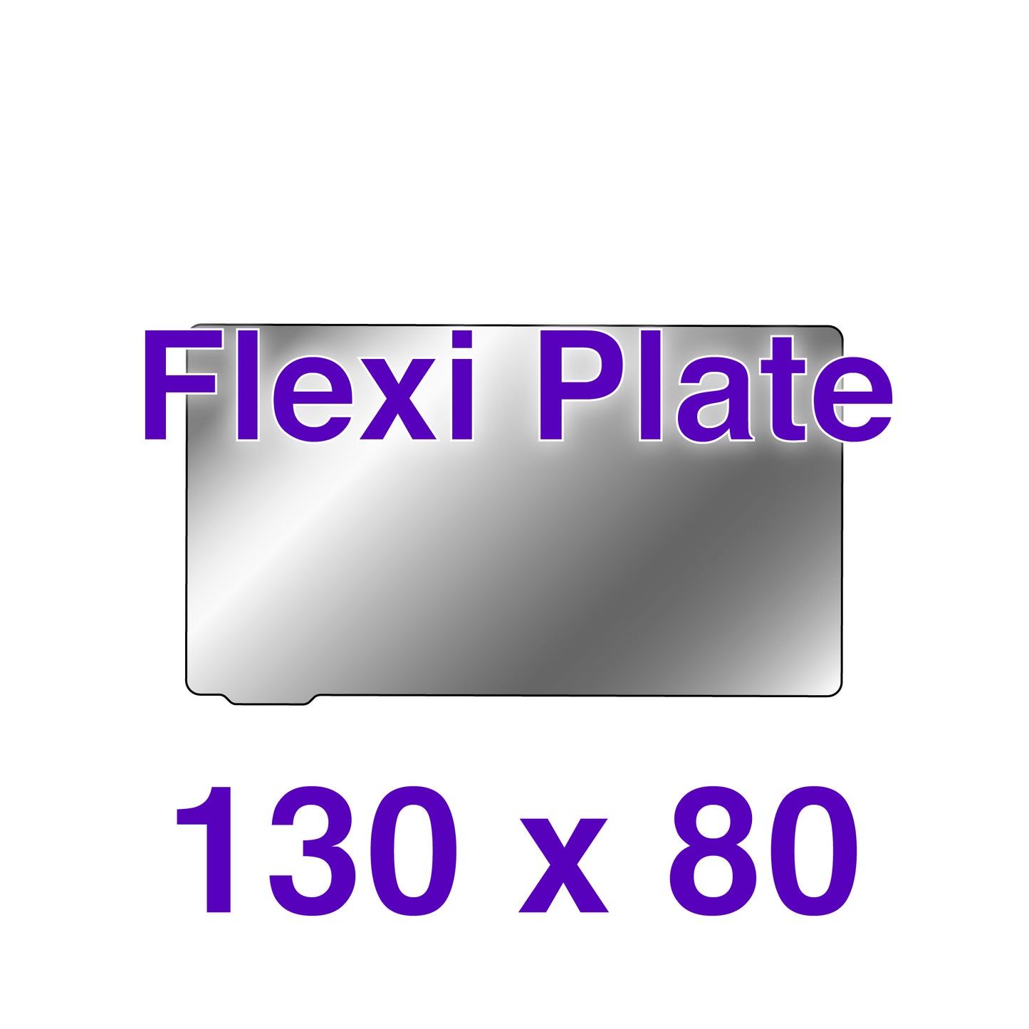 Flexi Plate - 130 x 80