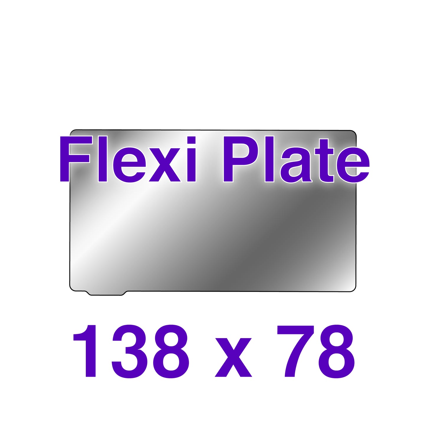 Flexi Plate - 138 x 78