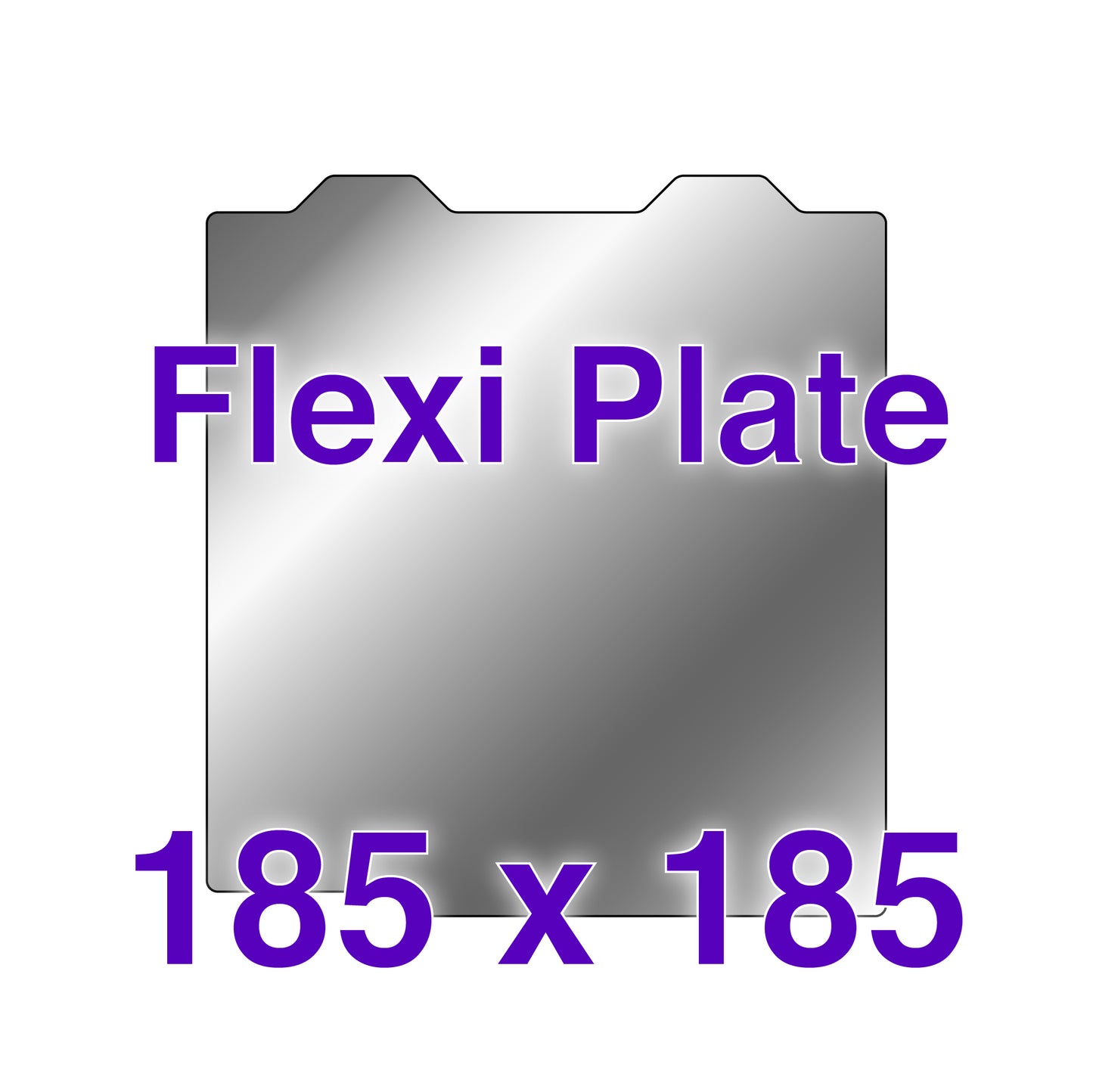 Flexi Plate with No Build Surface - 185 x 185