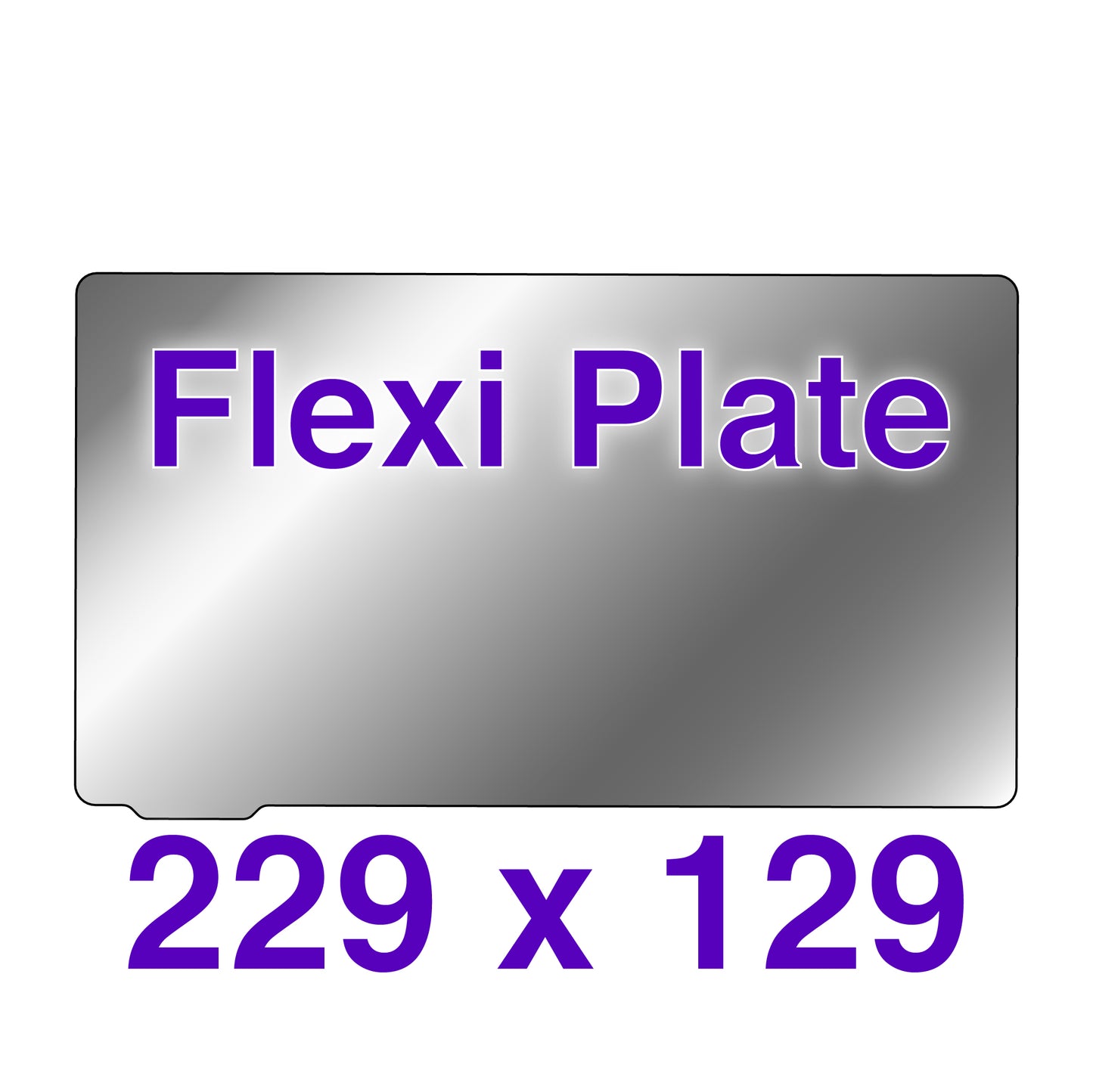 Flexi Plate - 229 x 129