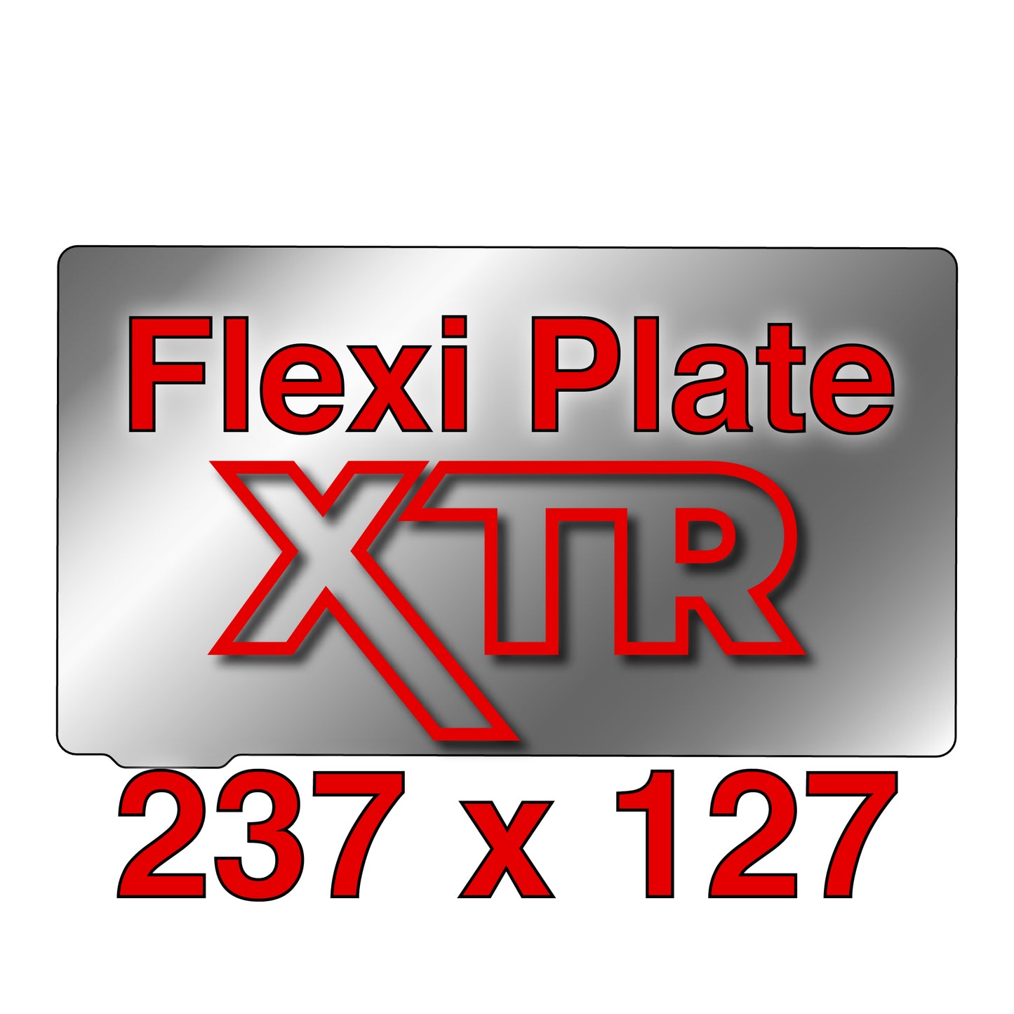 XTR Flexi Plate - 237 x 127