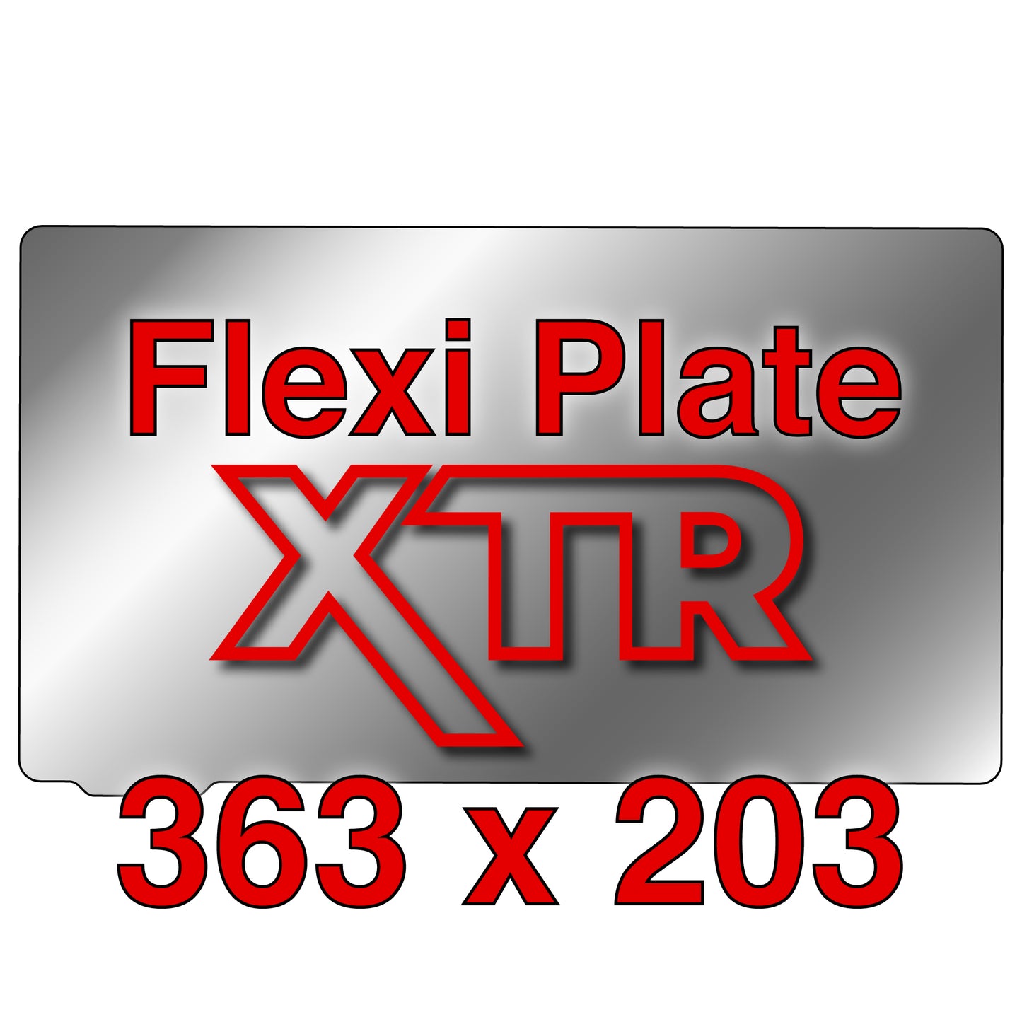 XTR Flexi Plate - 363 x 203