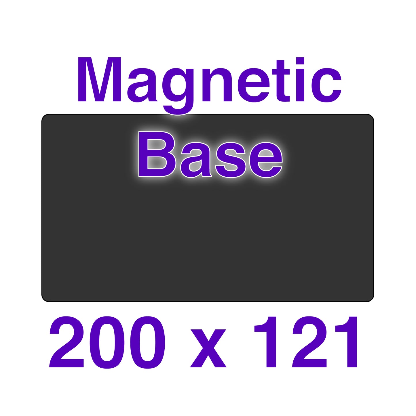 Magnetic Base - 200 x 121
