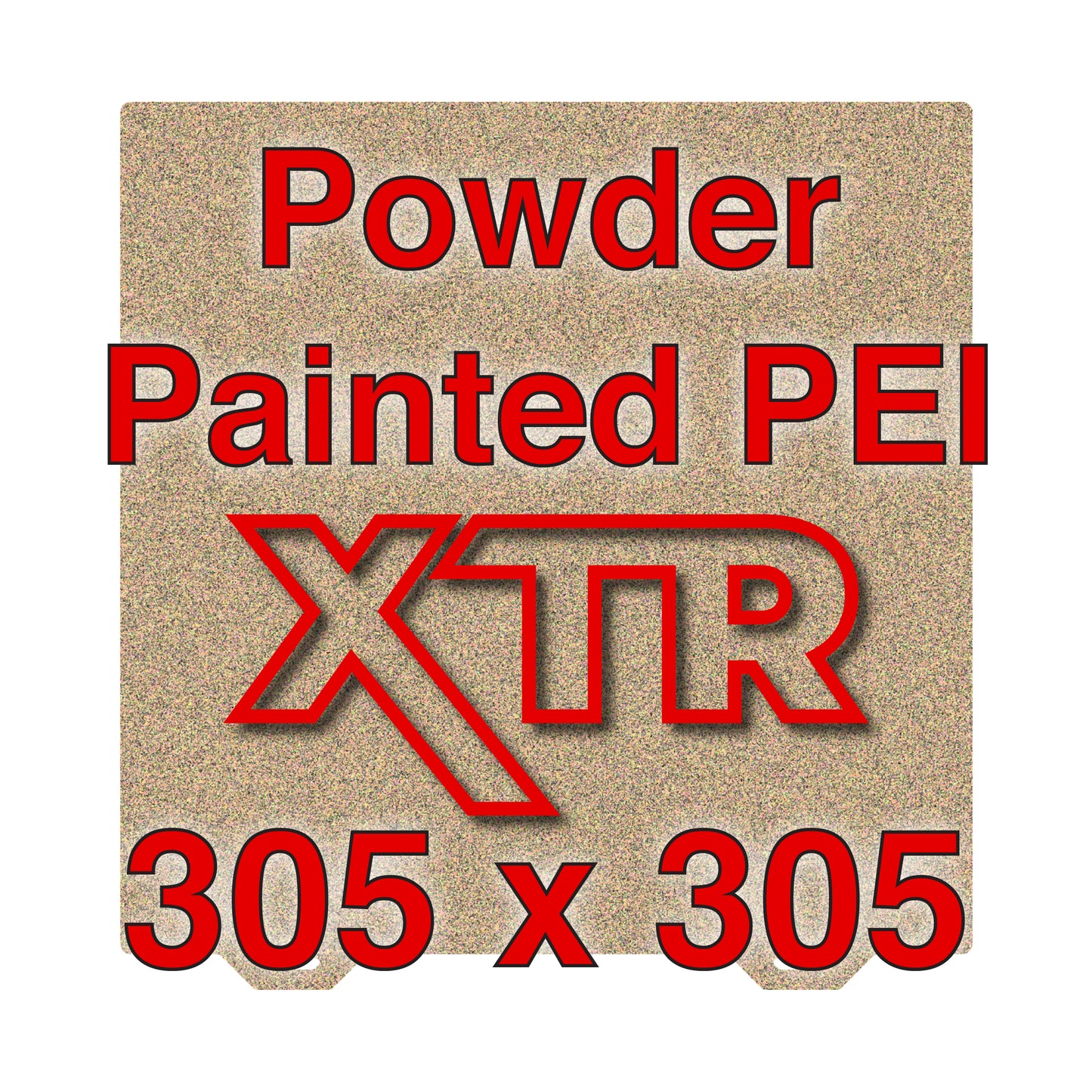 XTR Flexi Plate with Textured ULTEM PEI - VORON 300 - 305 x 305