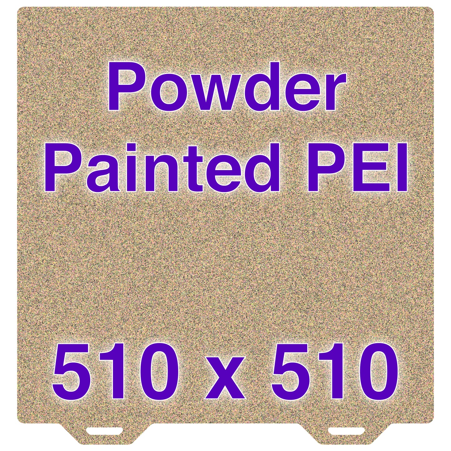 Powder Painted PEI Flexi Plate - 510 x 510  - Creality CR-10 S5