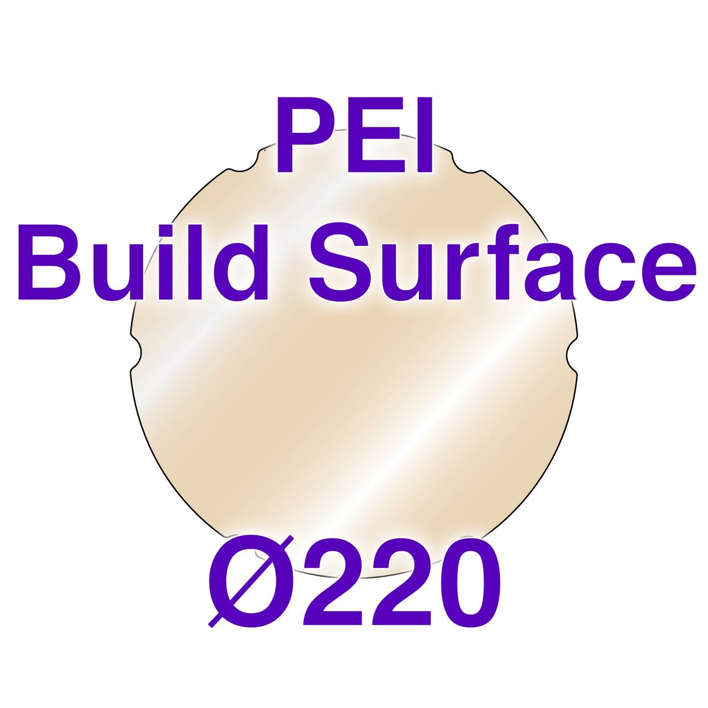 PEI Build Surface - Ø220