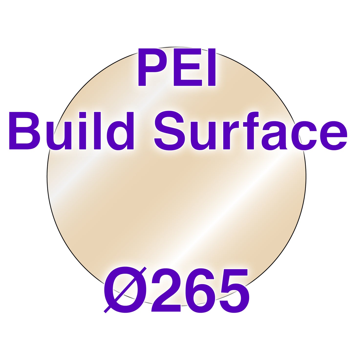 PEI Build Surface - Ø265