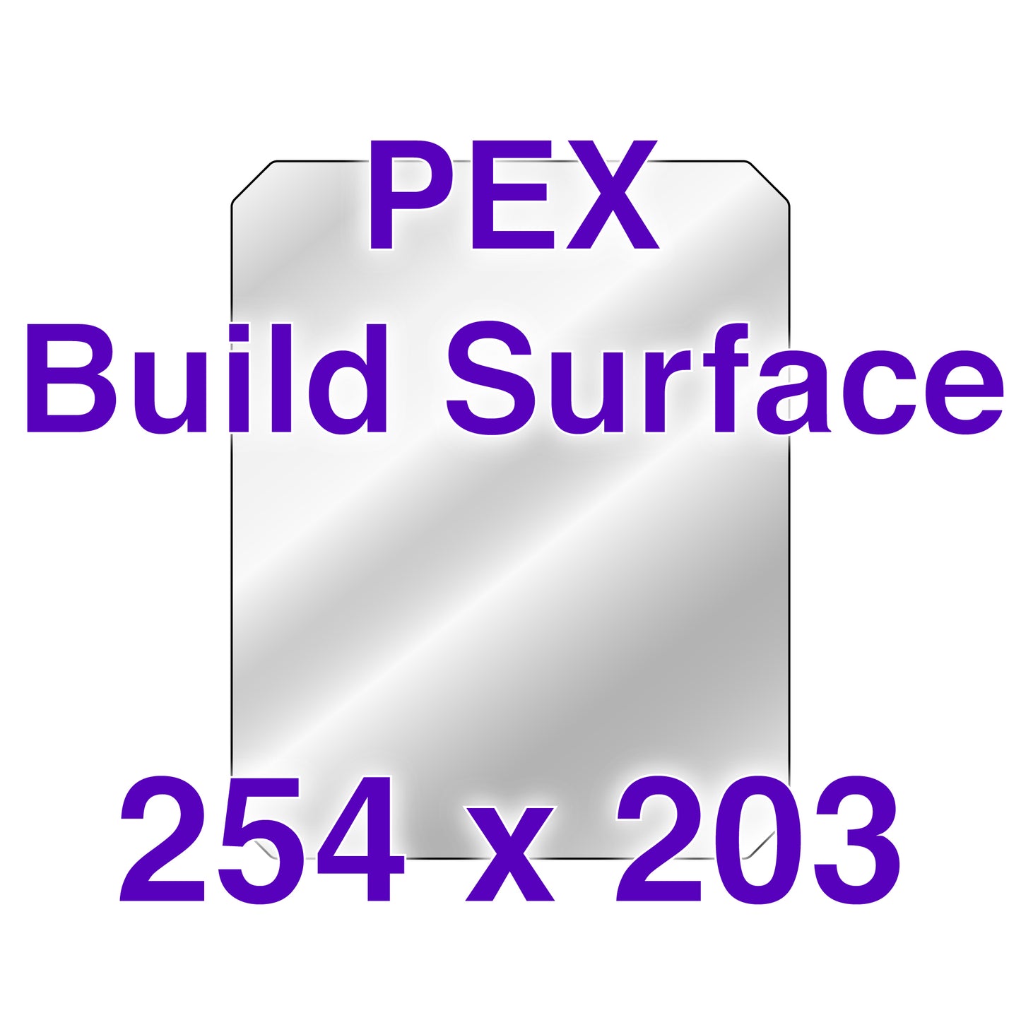 PEX Build Surface (0.19mm) - 254 x 203