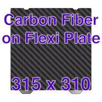 Flexi Plate with Carbon Fiber - Creality K1  Max - 315 x 310