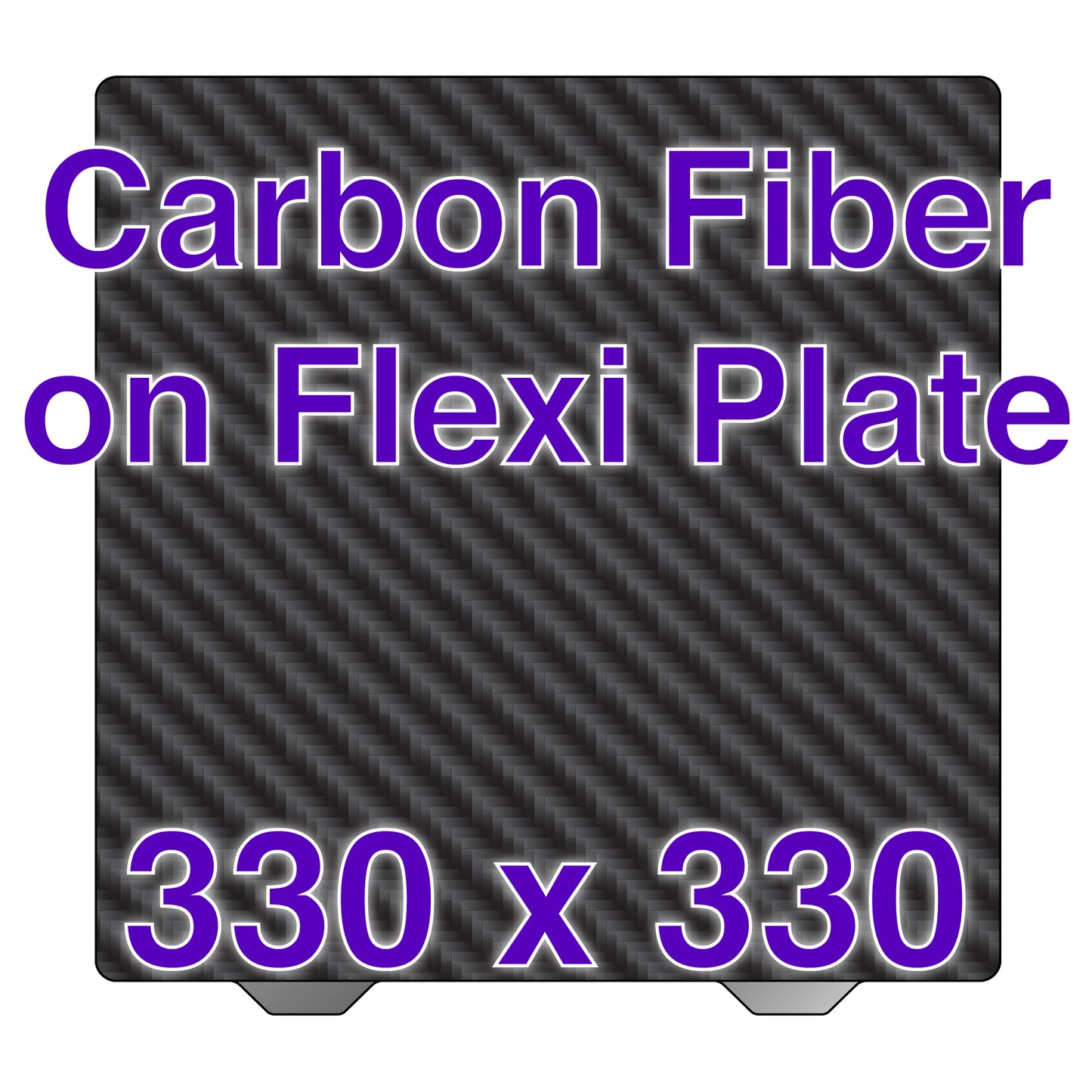 Flexi Plate with Carbon Fiber - Neptune 3 & 4 Plus - 330 x 330