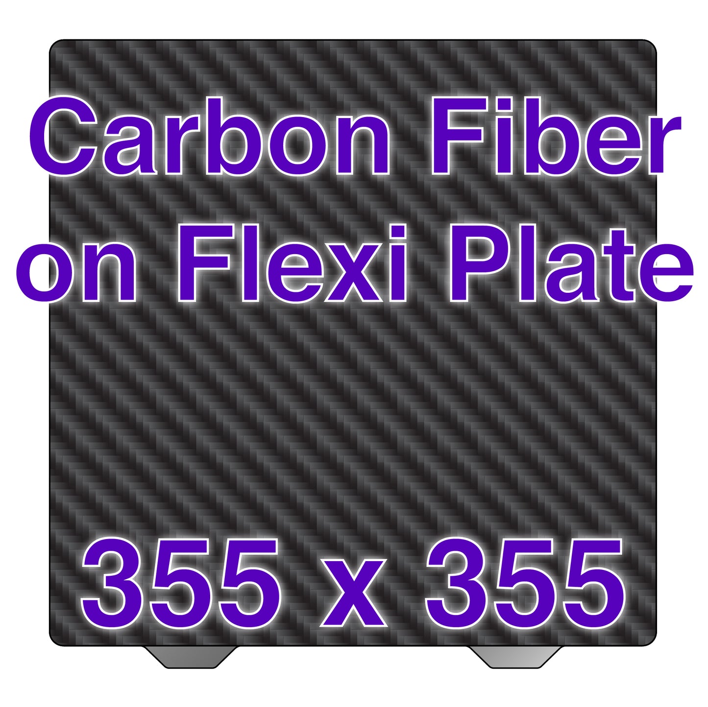 Flexi Plate with Carbon Fiber - Sovol SV08 - 355 x 355