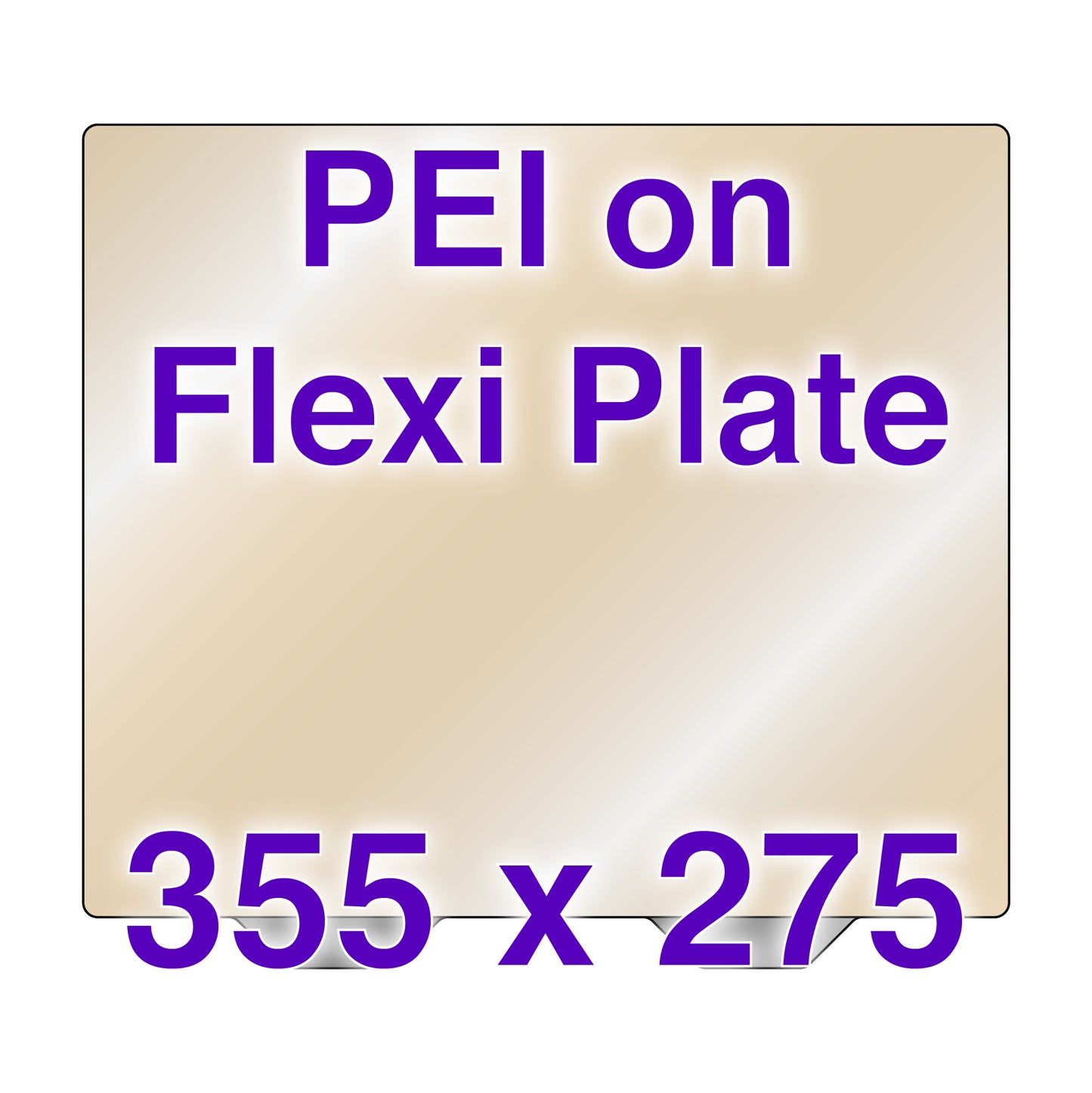 Flexi Plate with PEI - 355 x 275 - UltiMaker S5