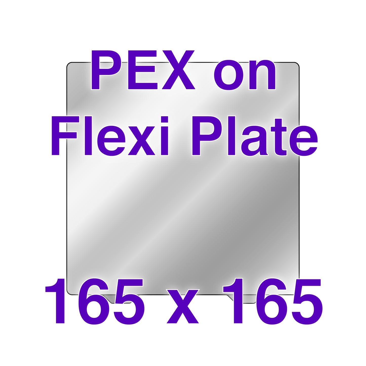 Flexi Plate with PEX - Creality Ender 2 Pro - 165 x 165