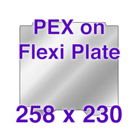 Flexi Plate with PEX - UltiMaker S3 - 258 x 230 w/ Cut Out Corners