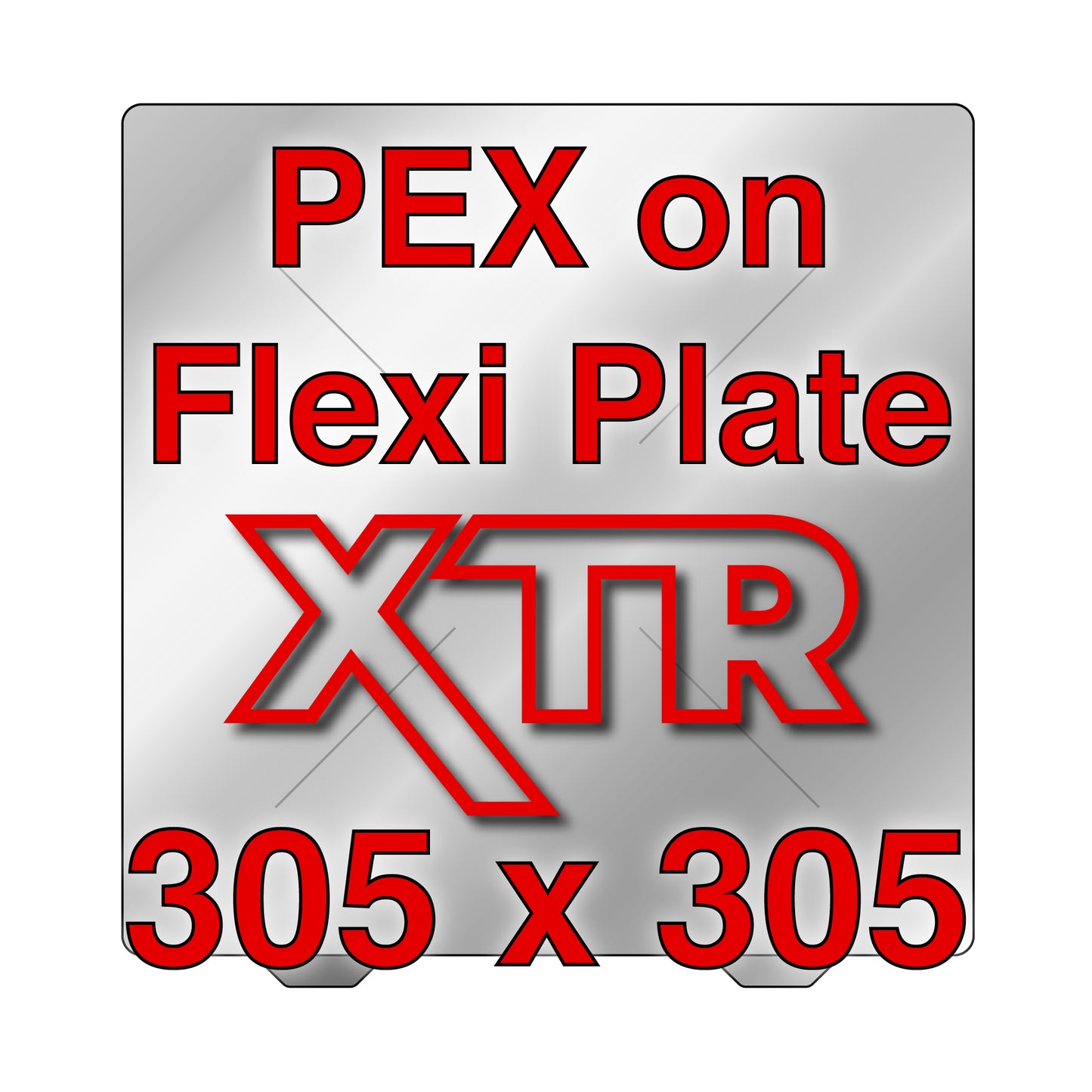 XTR Flexi Plate with PEX - VORON Trident 300 and 2.4 (300) - 305 x 305