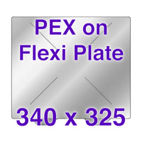 Flexi Plate with PEX - Daedalus and RailCore Labs II 300ZL - 340 x 325