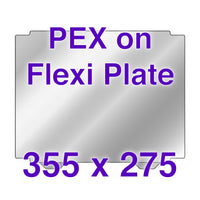 Flexi Plate with PEX - UltiMaker S5 - 355 x 275 w/ Cut Out Corners