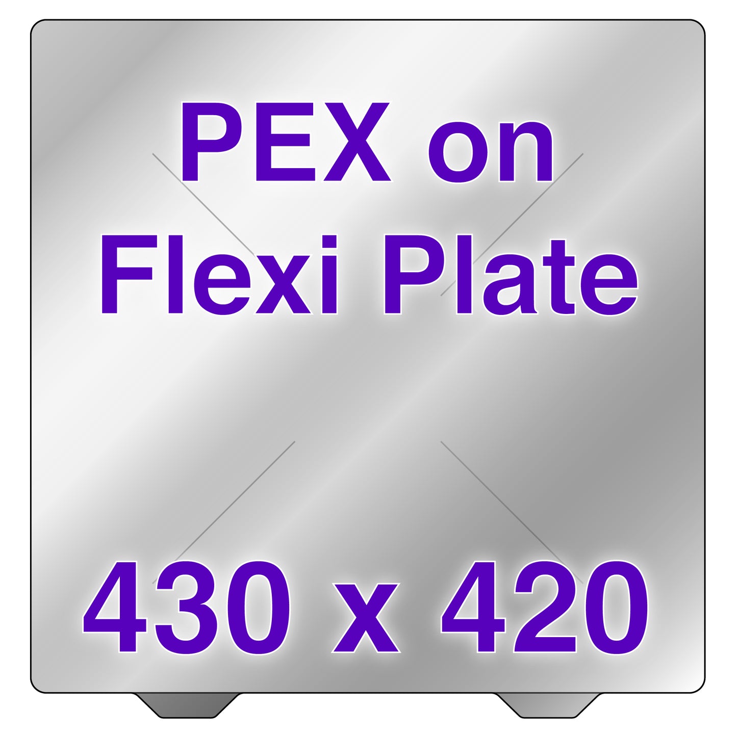 Flexi Plate with PEX - Creality CR-6 Max - 430 x 420