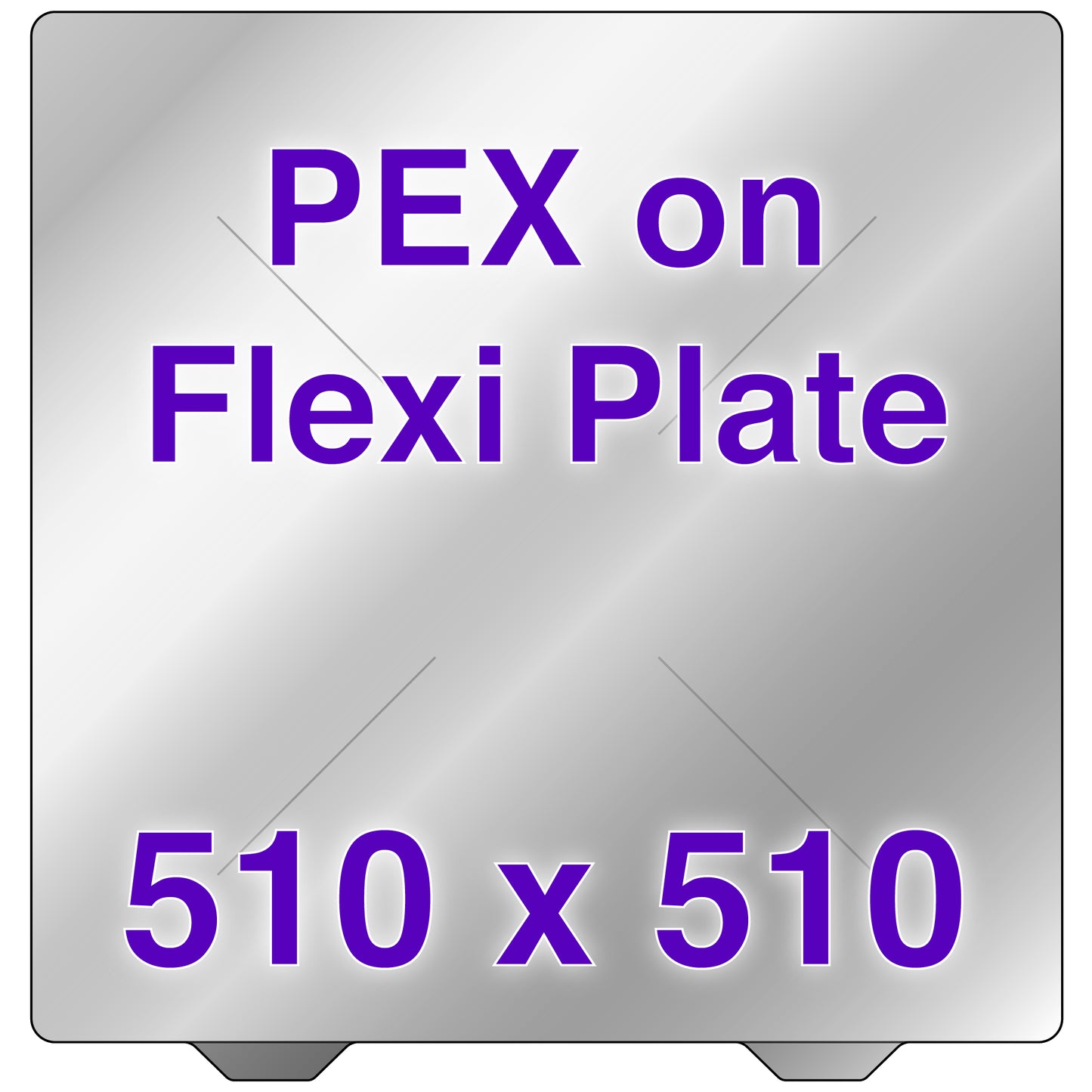 Flexi Plate with PEX - Creality CR-10 S5 - 510 x 510