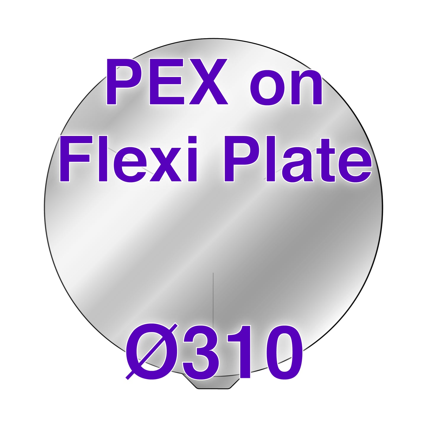 Flexi Plate with PEX - FLSUN V400 and Tractus T850 - Ø310