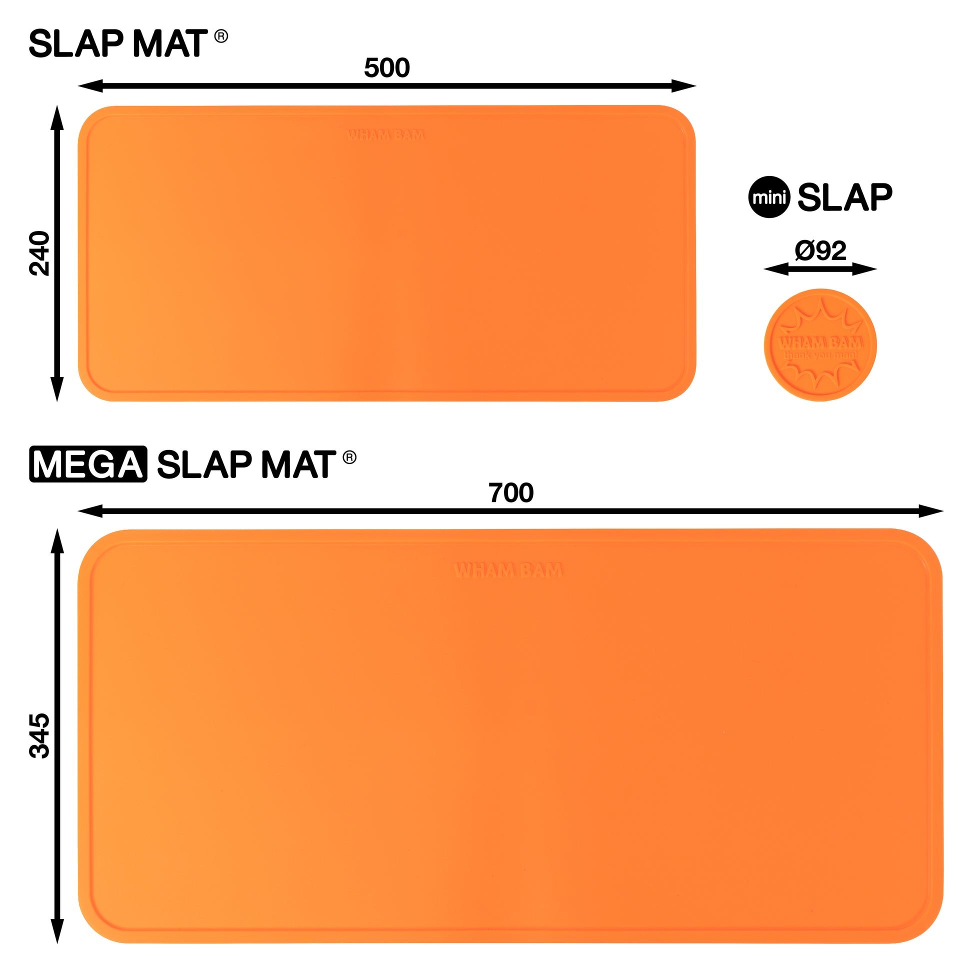 Wham Bam Slap Mat - 500x240mm - FEPshop